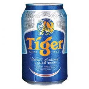Bia Tiger lon 330 ml ava