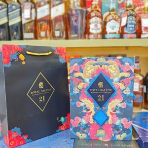 Túi và hộp quà Royal Salute 21 năm phiên bản Tết